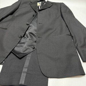 Men’s Tuxedo Suit, By Moda, Black, Medium/Large
